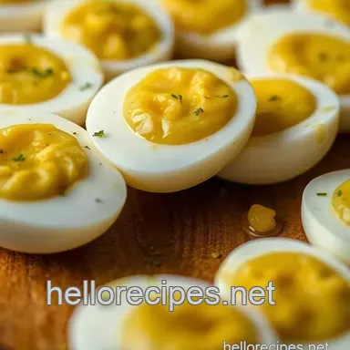 Classic Pickled Eggs Recipe: Pub Grub Perfection! Recipe Card