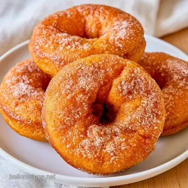 Baked Pumpkin Cinnamon Donuts for 18 Recipe Card