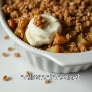 My Easy Apple Crisp Recipe: A Cozy Family Favorite Recipe Card