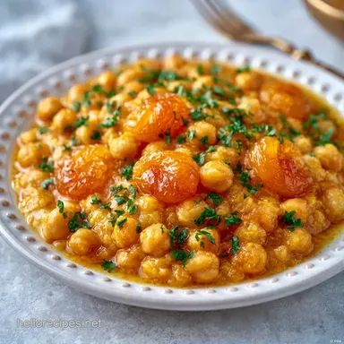 Quick Apricot Chickpea Curry in 25 Min Recipe Card