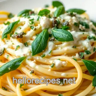 Easy & Cozy Quick Creamy Pasta with Fresh Herbs: My Family's Favorite Recipe Recipe Card