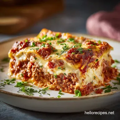 Quick Easy Lasagna in 45 Minutes Recipe Card