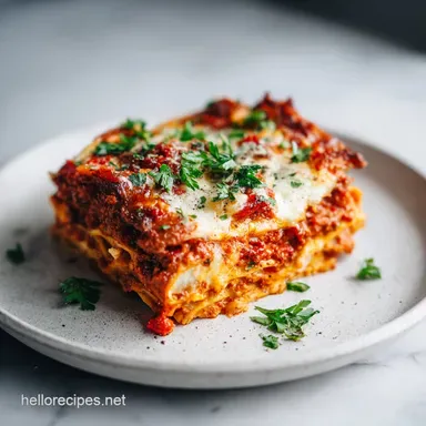 Quick Easy Lasagna in 45 Minutes