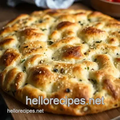 Quick & Easy Same Day Focaccia: Fluffy, Flavorful, and Fun! Recipe Card