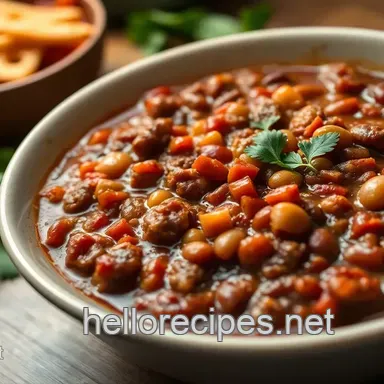 Quick & Hearty Easy Chili: My Go-To Comfort Food Recipe