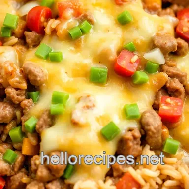 Ultimate Easy Quick One-Pan Beef Skillet with Cheese: 10-Minute Comfort Recipe Card