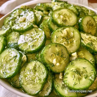 25-Minute Quick Pickles Recipe Card
