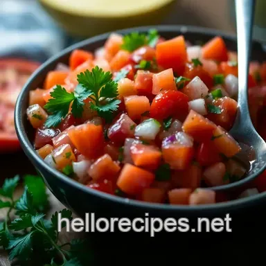 Easy & Zesty: How to Make Pico de Gallo Easy for Everyone Recipe Card