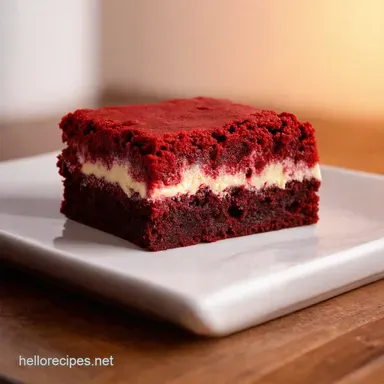 Red Velvet Brownies A My Dreamy Cream Cheese Swirl Recipe Recipe Card