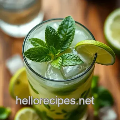 My Easy Classic Mojito Cocktail Recipe: A Refreshing Cuban Delight Recipe Card