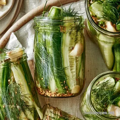 8 Refrigerator Dill Pickle Recipes: Classic & Spiced