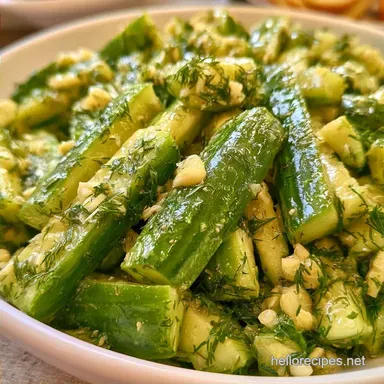 Refrigerator Dill Pickles in 20 Minutes