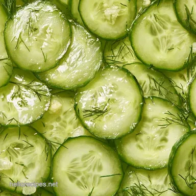 Refrigerator Spicy Dill Pickles: Crispy