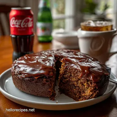 Classic Coca Cola Cake A Rich Fudge Glaze Recipe Recipe Card