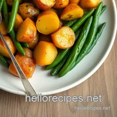 Why My Family Loves Roast Baby Potatoes & Green Beans Simply Recipe Card