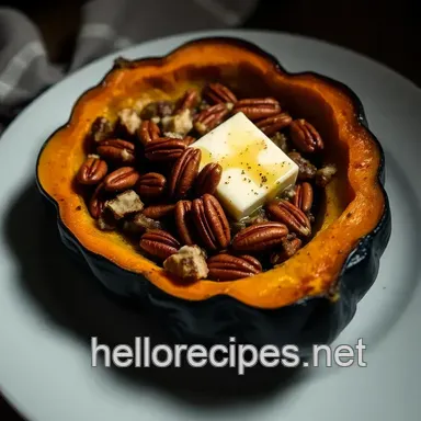 Maple-Pecan Magic: Roasted Acorn Squash Recipes You'll Love Recipe Card