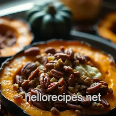 Maple-Pecan Magic: Roasted Acorn Squash Recipes You'll Love Recipe Card