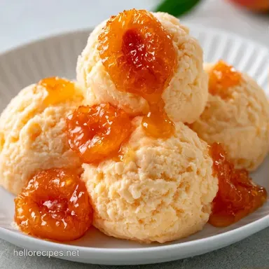 Roasted Apricot Ice Cream with Honey Recipe Card