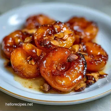 Roasted Apricots with Honey in 45 Minutes Recipe Card