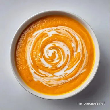 Roasted Squash and Carrot Soup: Velvety Recipe Card