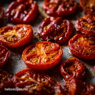 Roasted Tomatoes My Simple Guide to Sweet Perfection Recipe Card