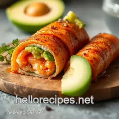 Easy Roll-Up Spicy Salmon with Avocado Delight: 5 Delicious Twists! Recipe Card