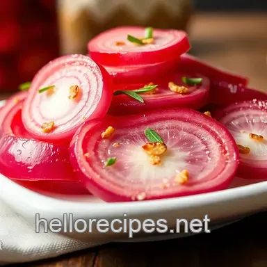 Ruby Red Pickled Onion Recipe: Easy Tangy Delight