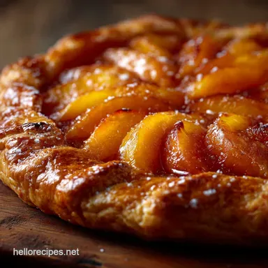 Peach Galette Recipe Flaky Crust No Soggy Bottom Guarantee Recipe Card