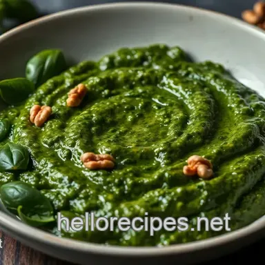 Easy &amp Rustic pesto recipe with walnuts: My Family’s Favourite Sauce