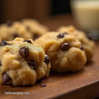 Safe Brown Butter Chocolate Chip Edible Cookie Dough Recipe Recipe Card
