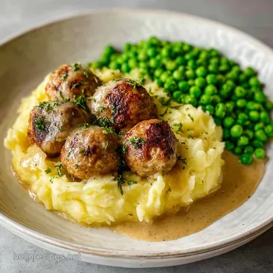 Salisbury Meatballs Mashed Potatoes: Silky Gravy, Ready in 30 Min Recipe Card