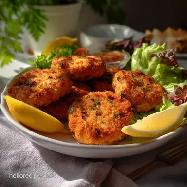 Salmon Croquettes: Velvety Interior Crust