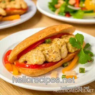 Ultimate Spicy Sautéed Chicken Sandwich with Peppers: 5 Flavorful Tips! Recipe Card