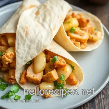 Ultimate Sautéed Chicken Wraps with Cheesy Garlic Goodness: 5 Easy Ways to Delight Your Taste Buds! Recipe Card
