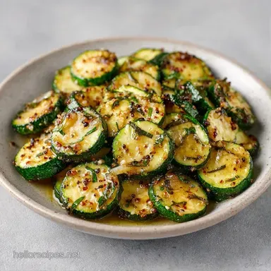 Saut&eacute;ed Zucchini in 15 Minutes Recipe Card