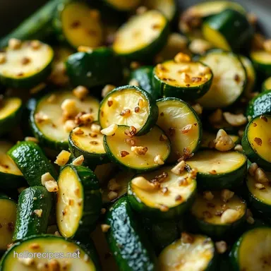 How to Cook Zucchini? My Simple Sautéed Garlic Zucchini Recipe! Recipe Card