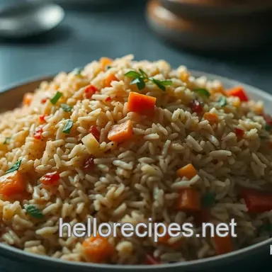 Savory Brown Basmati Rice Pilaf: A Fragrant Middle-Eastern Delight