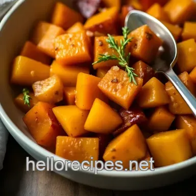 Easy & Savory Roasted Golden Beets with Thyme - A Family Favorite Recipe Card