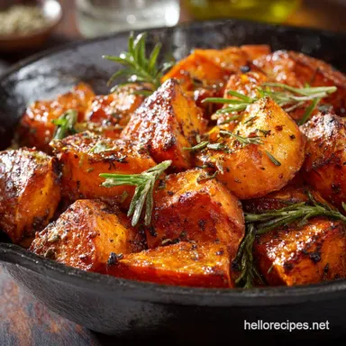 Savory Roasted Sweet Potatoes: The Ultimate Crispy Side Dish Recipe Card