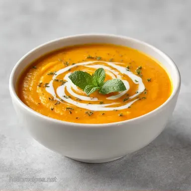 Sheet Pan Roasted Veggie Soup for 4 Recipe Card