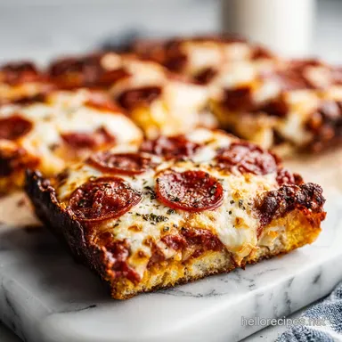 Double Stuffed Sheet Pan Pizza for 10 Servings