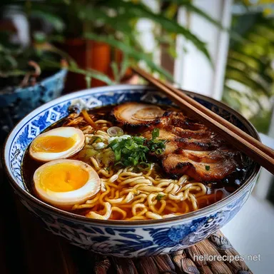 Shoyu Ramen Noodles for 4 Servings