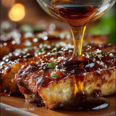 Liquid Gold Silky Smooth Balsamic Glaze Recipe Easy Reduction Sauce Recipe Card