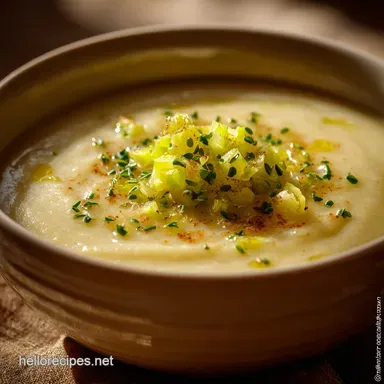Potato Leek Soup: Get the Silky Smooth Restaurant Texture Recipe Card