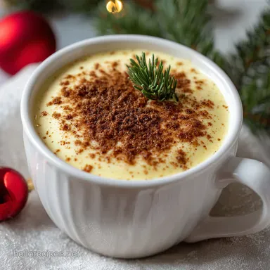 Eggnog: Best Homemade Eggnog Recipe (Cooked) Recipe Card