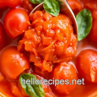 My Grandmother's Simmering Fresh Roma Tomatoes for Zesty Marinara: 5 Ultimate Tips for Deliciousness! Recipe Card