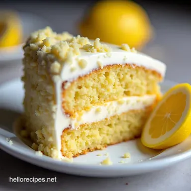 Easy Simple Lemon Layer Cake Recipe Moist Zesty