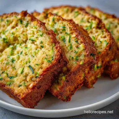 Simple Zucchini Bread: Velvety Crumb