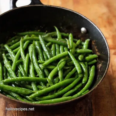 How Do You Cook Fresh Green Beans My Simple Saut&eacute; Recipe Card