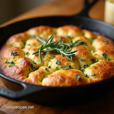 Foolproof Garlic and Rosemary Skillet Bread Recipe Recipe Card
